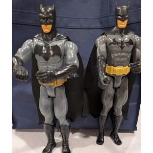 2 Batman Action Figures Lot Superhero DC Comics Kids Toy